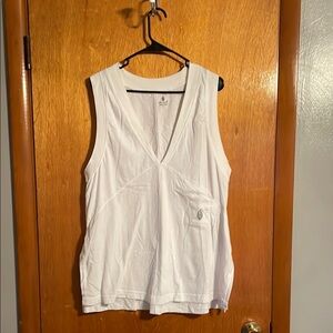 White Sleeveless Top